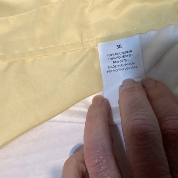 Grand slam golf shorts men’s size 38 yellow lightweight golf tennis cruise - Picture 4 of 6